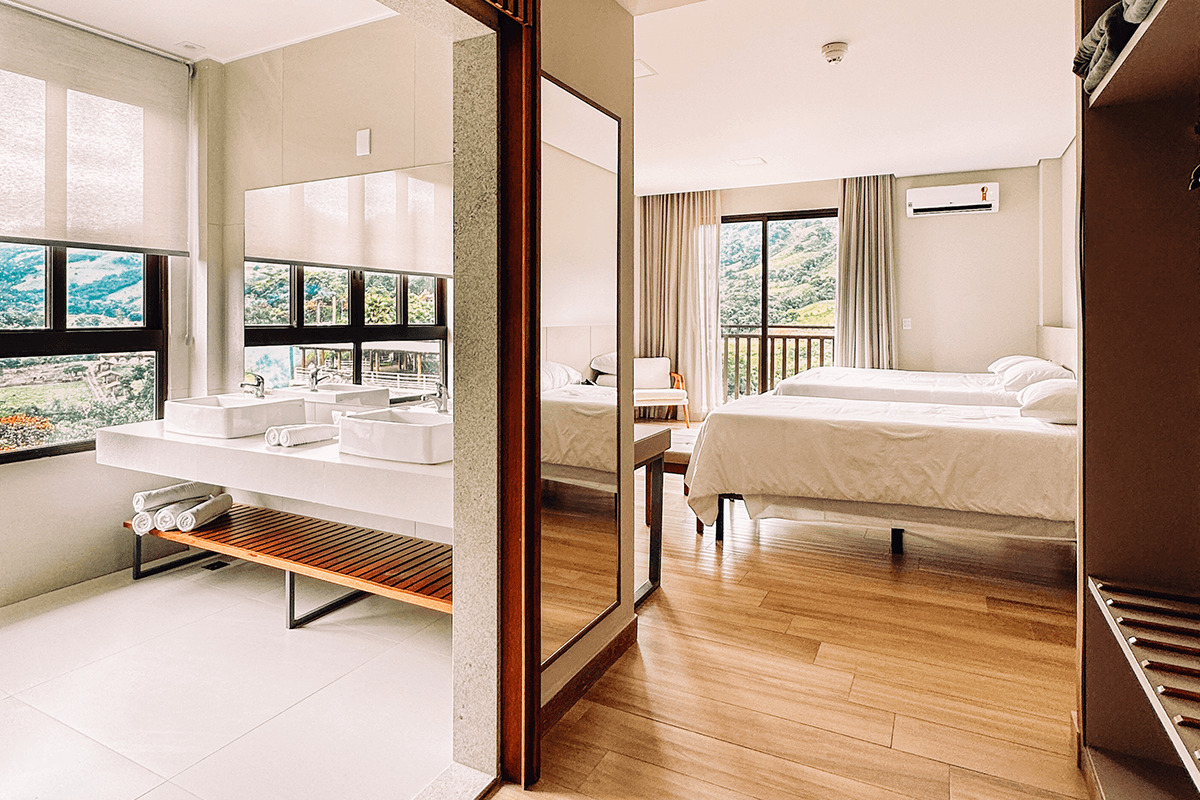 Acomodações do Hotel Fazenda Vale da Mantiqueira